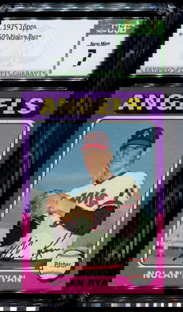 1975 Topps #500 Nolan Ryan CSG 7 Near Mint