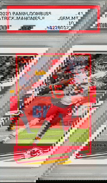 Patrick Mahomes II 2020 Panini Donruss #1 PSA 10 Gem Mint! 6012