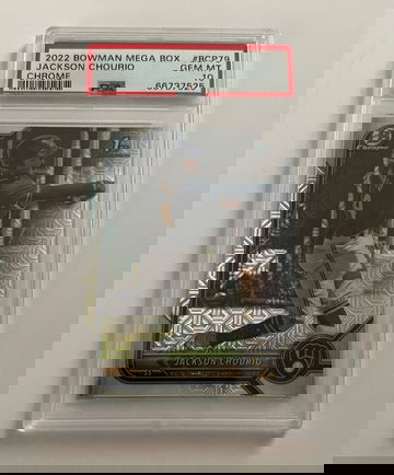 2022 Bowman Chrome Jackson Chourio Mojo Refractor 1st PSA 10