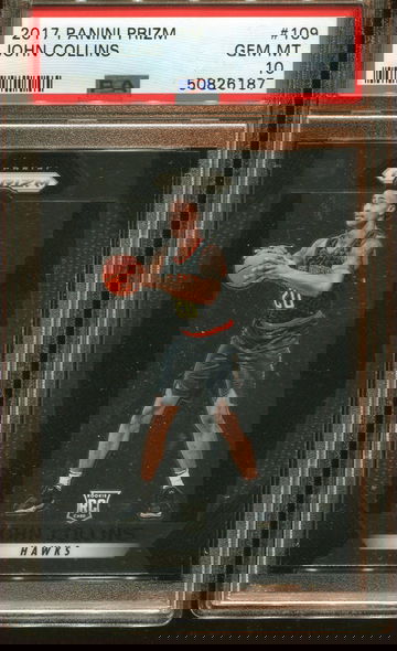 2017 Panini Prizm #109 John Collins Hawks RC Rookie PSA 10 GEM MINT