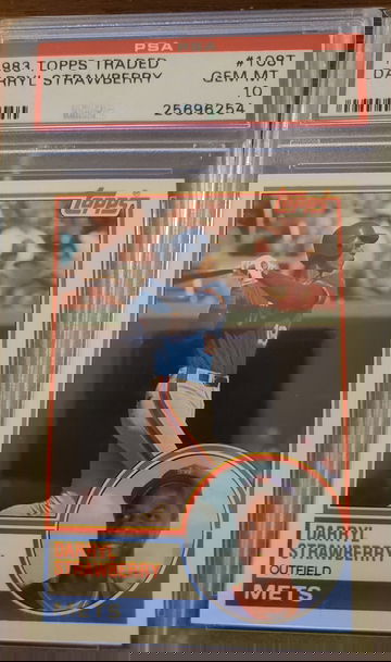 1983 Topps Traded Darryl Strawberry rc PSA 10