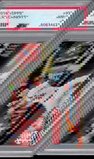 2018 Topps Jack Flaherty PSA 9