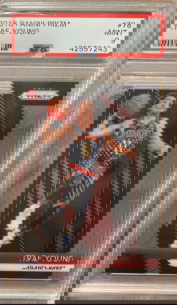 Trae Young 2018 Panini Prizm RC PSA 9