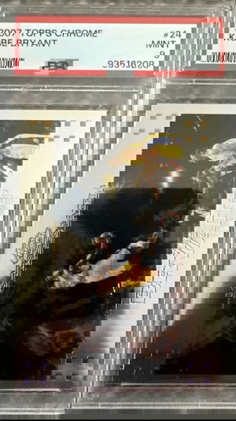 2007 Kobe Bryant Topps Chrome Psa 9