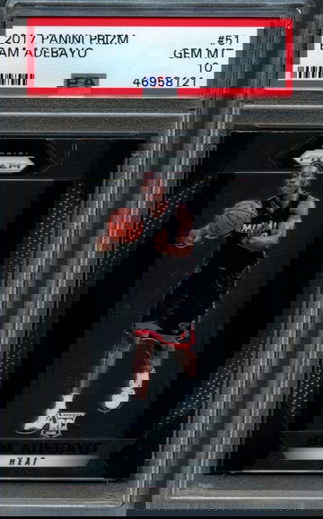 2017 Panini Prizm BAM ADEBAYO RC #51 PSA 10 GEM MT