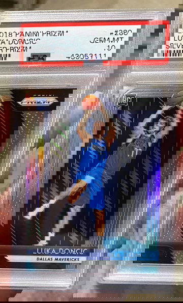 2018 Luka Silver Prizm psa 10