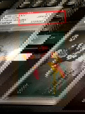 1998 Leaf Extreme Measures Brett Favre PSA 10 Gem Mint /1000 HOF Packers Pop 2