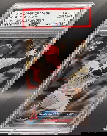 2018 Topps Team Set #A-17 Shohei Ohtani Rookie RC PSA 10 - 1769