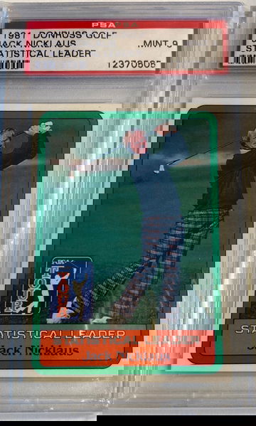 1981 Donruss Golf Statistical Leader Jack Nicklaus Mint PSA 9