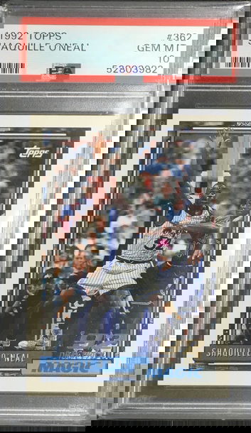 1992 Shaquille Oneal Topps #362 PSA 10
