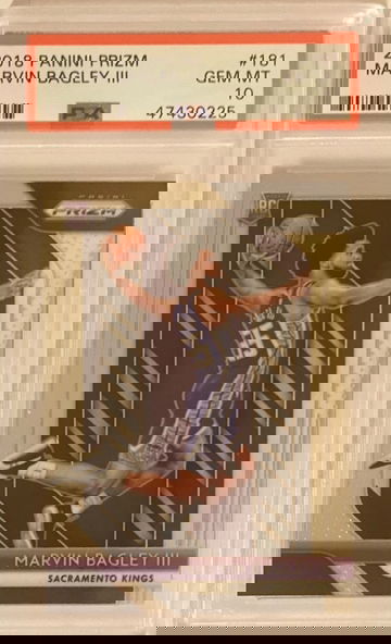 2018-2019 Panini Prizm MARVIN BAGLEY Jr. RC! PSA 10!