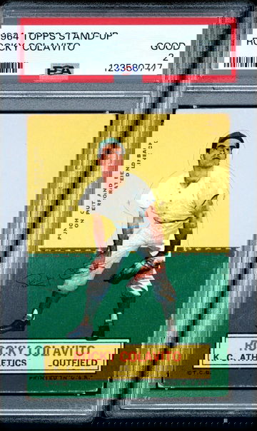 1964 Topps Stand-Ups Rocky Colavito #19 PSA 2