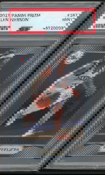 2012 Panini Prizm Allen Iverson PSA 9