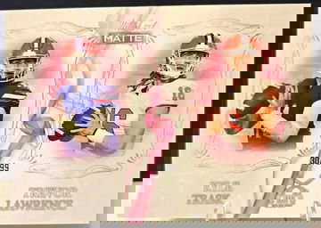 2021 Wild Card Matte Kyle Trask Trevor Lawrence Pink Smoke Dueling Guns /299