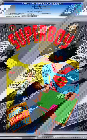 SUPERBOY #148 CGC 7.5 NEAL ADAMS COVER & CURT SWAN ART CLASSIC SILVER AGE 1968