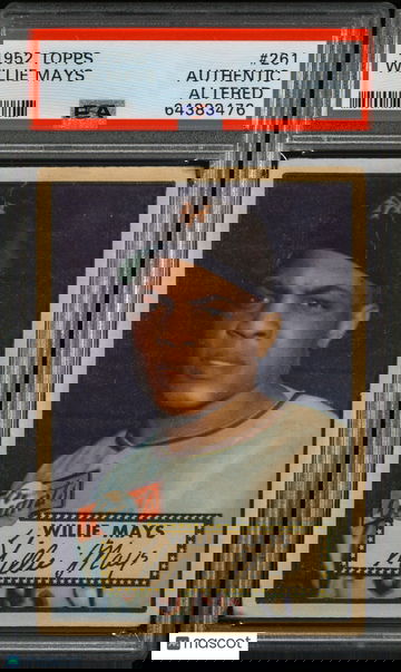 1952 Topps Willie Mays #261 PSA AA BEAUTIFUL CENTERING!