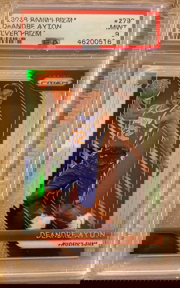 2018-19 PANINI PRIZM Rookie #274 Silver DEANDRE AYTON PSA 10
