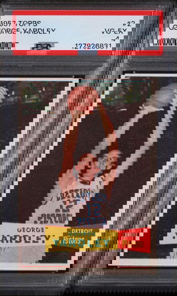 1957 Topps George Yardley #2 PSA 4