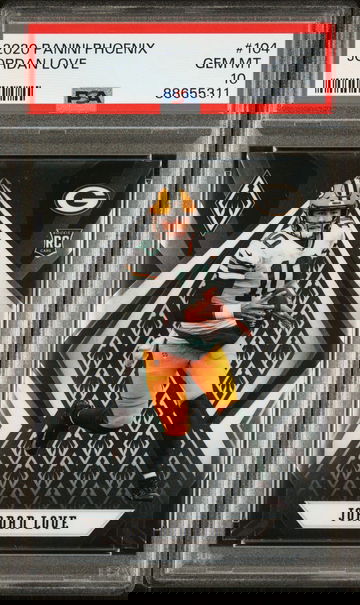 2020 Jordan Love Phoenix 104 Rookie RC PSA 10