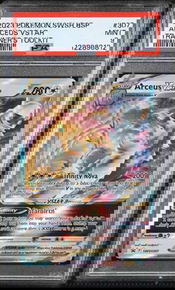 2023 Pokemon #307 Arceus VSTAR Trainer's Toolkit PSA 9