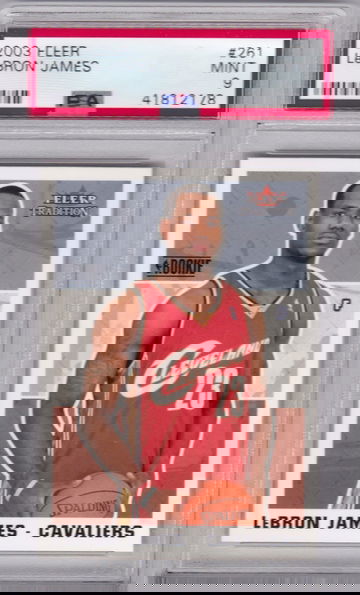 LeBron James - 2003 Fleer PSA 9