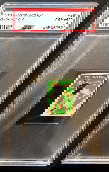 1993 Topps Micro Derek Jeter PSA 8 #98