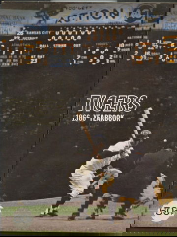 1966 Detroit Tigers Official Yearbook