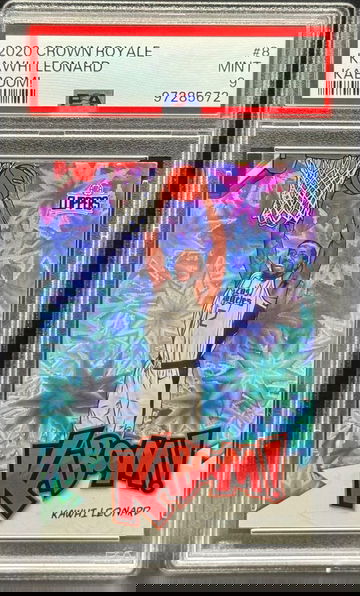2020-21 Kawhi Leonard Panini Crown Royale Kaboom PSA 9 Mint #8