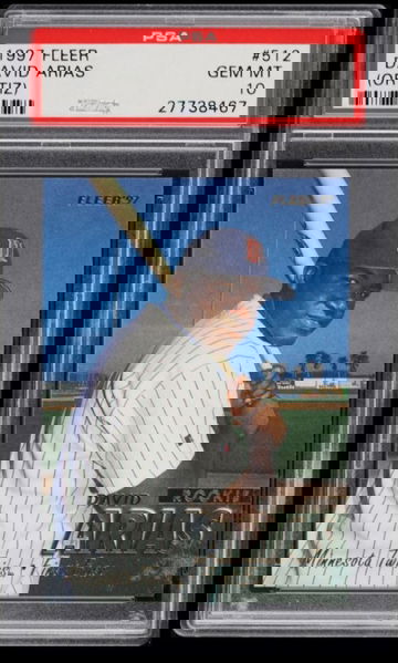 1997 Fleer David Ortiz #512 PSA 10 Gem Mint RC Rookie