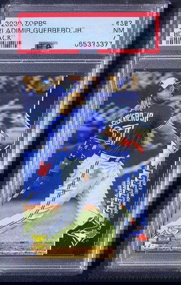 2020 Topps Black Vladimir Guerrero Jr PSA 7 