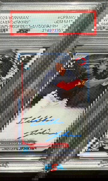 2024 Bowman Walker Jenkins 1st Bowman Auto PSA 10