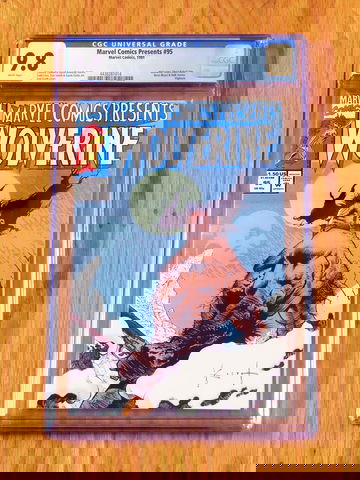 MARVEL COMICS PRESENTS #95 CGC 9.8 NM/M WP 1991 Wolverine Blue Yellow costume