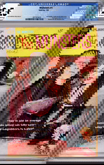 THE MUNSTERS #1 CGC 2.5 GOLD KEY ADAPTATION OF CULT 1960’S TV COMEDY SERIES 1965