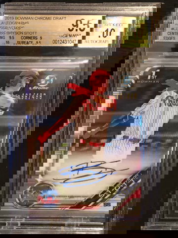2019 Bowman Draft Bryson Stott Refractor