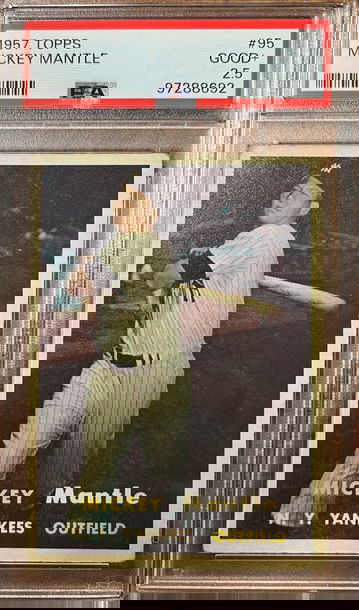 1957 Topps Mickey Mantle #95 PSA 2.5