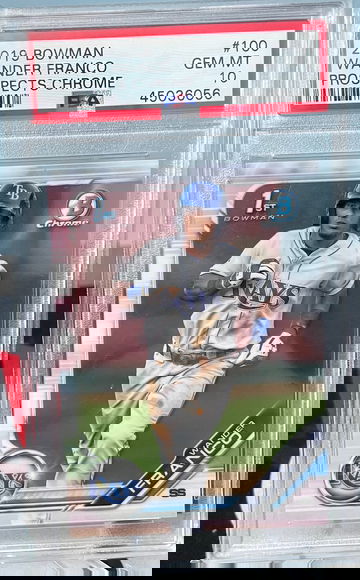 2019 Bowman Chrome Prospects Wander Franco PSA 10