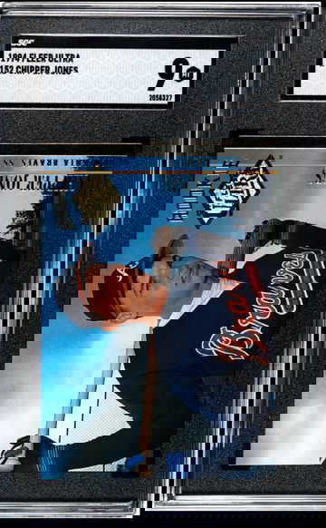 1994 FLEER ULTRA CHIPPER JONES #152 ROOKIE CARD SGC 9 MINT 