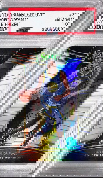 2018 Select Kevin Durant White Prizm #/149