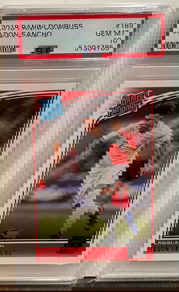 2018 Panini Donruss Jadon Sancho PSA 10 