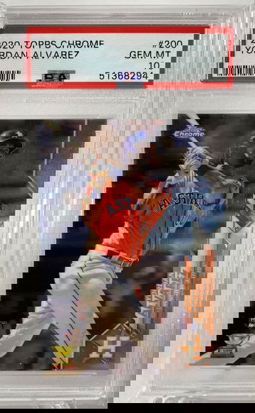 2020 Topps Chrome Yordan Alvarez Rookie PSA 10