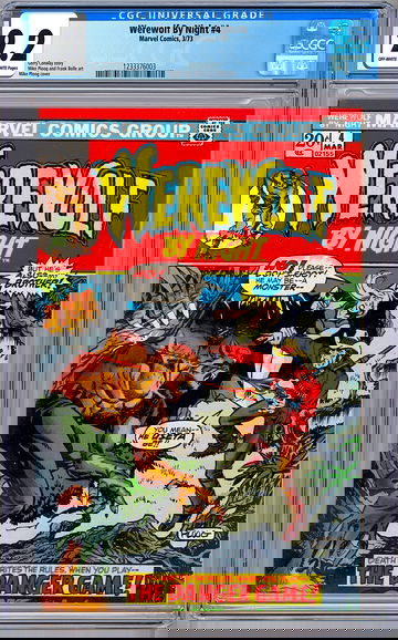 WEREWOLF BY NIGHT #4 CGC 9.2 GERRY CONWAY STORY MIKE PLOOG COVER & ART 1973