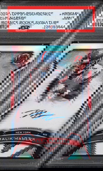 2024 Topps Resurgence Malik Nabers #RRS-MN PSA 9