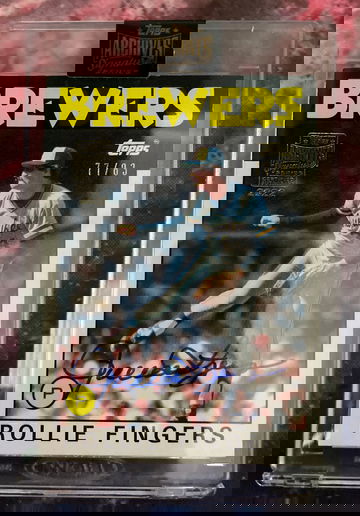 2022 Topps Archives Rollie Fingers Auto 77/83