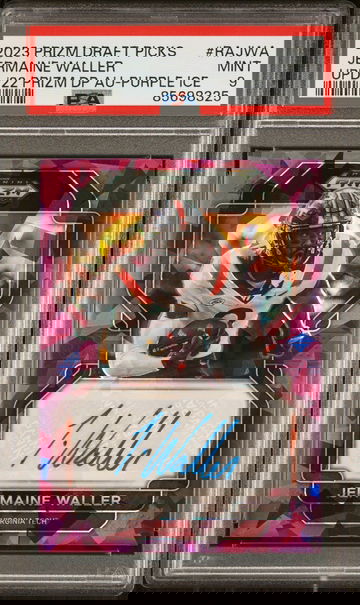 2023 Panini Prizm Draft Picks Update Jermaine Waller #RAJWA PSA 9