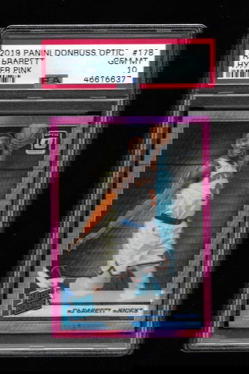 2019 DONRUSS OPTIC HYPER PINK RJ BARRETT