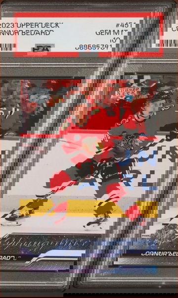 2023 Upper Deck Connor Bedard Young Guns rc #451 PSA10