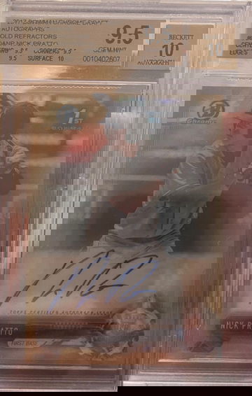 2017 Bowman Draft Nick Pratto /50