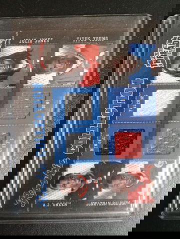 2011 Panini threads rookie collection AJ Green Julio Jones Jonathan Baldwin Titus Young Jersey patches 147/299 RC 