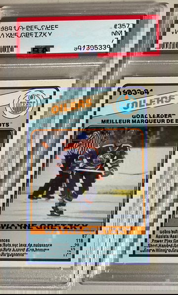 1984 O-PEE-CHEE #357 WAYNE GRETZKY NM PSA 7