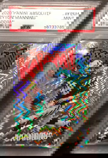 2020 Kaboom Peyton Manning PSA 9